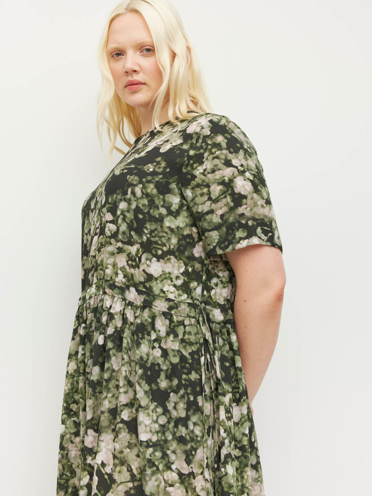 Dima Tunic (Gypsy Flora Crepe) Seagrass