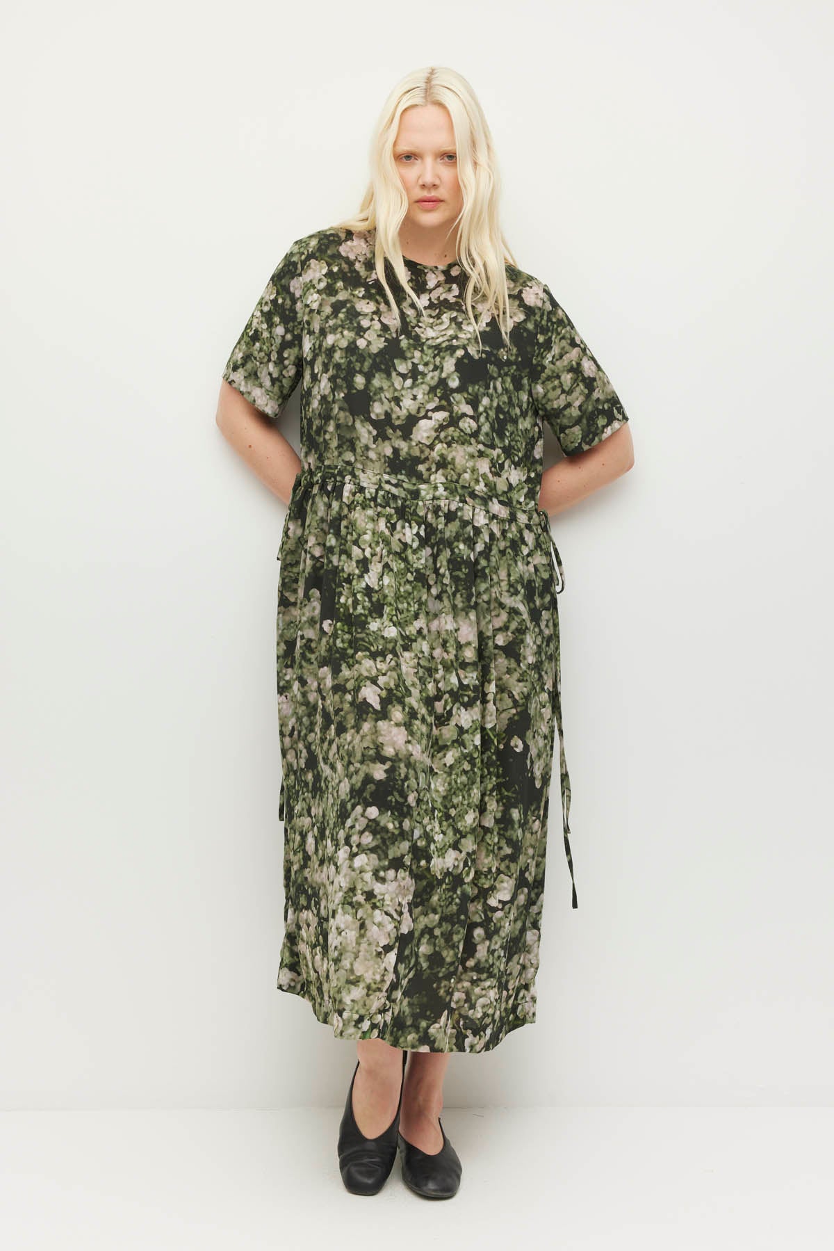 Dima Tunic (Gypsy Flora Crepe) Seagrass