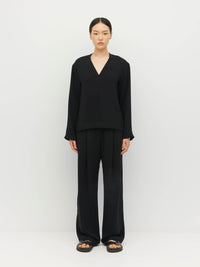 L/S Yvette T (Luxe Suiting) Black