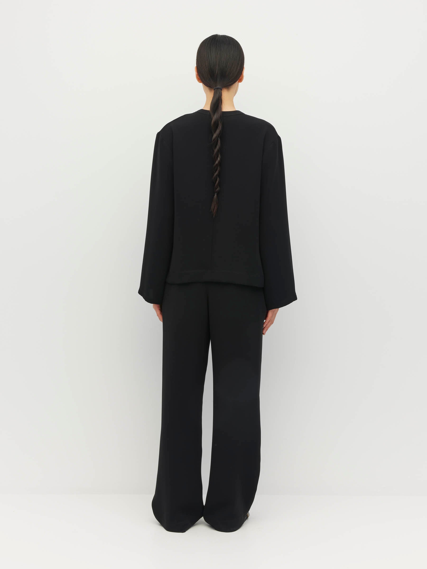 L/S Yvette T (Luxe Suiting) Black