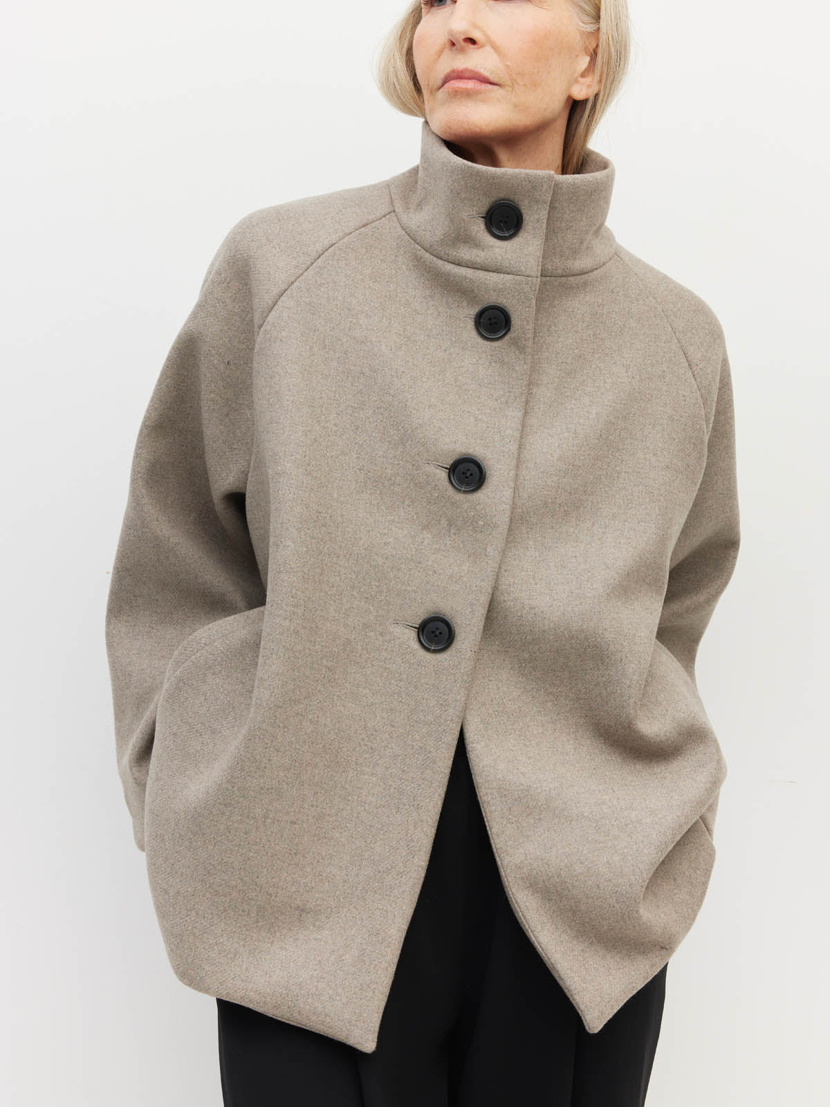 Isla Jacket (Luxe Wool) Oat Marle