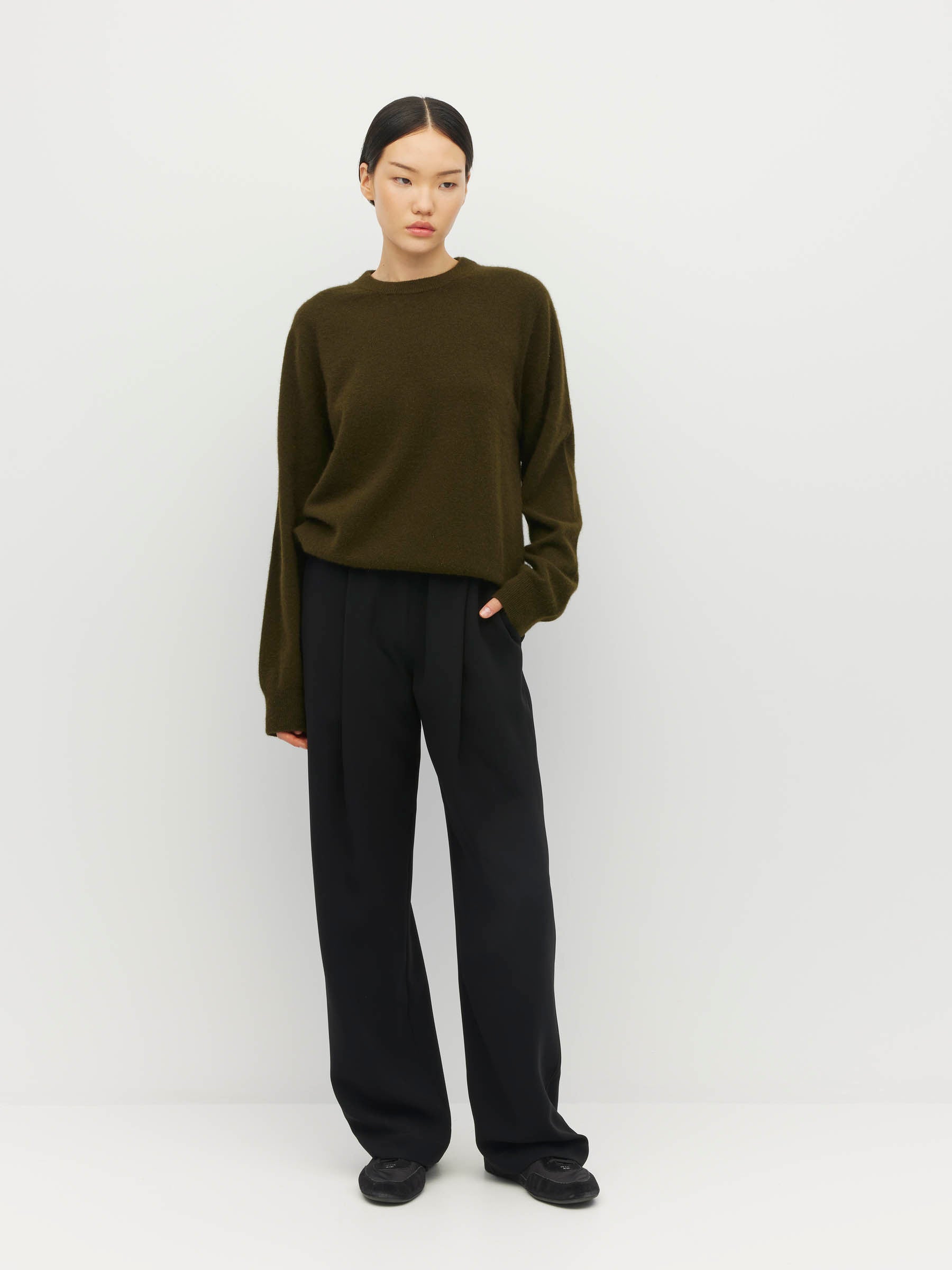 Dion Crew (Perino Knit) Forest