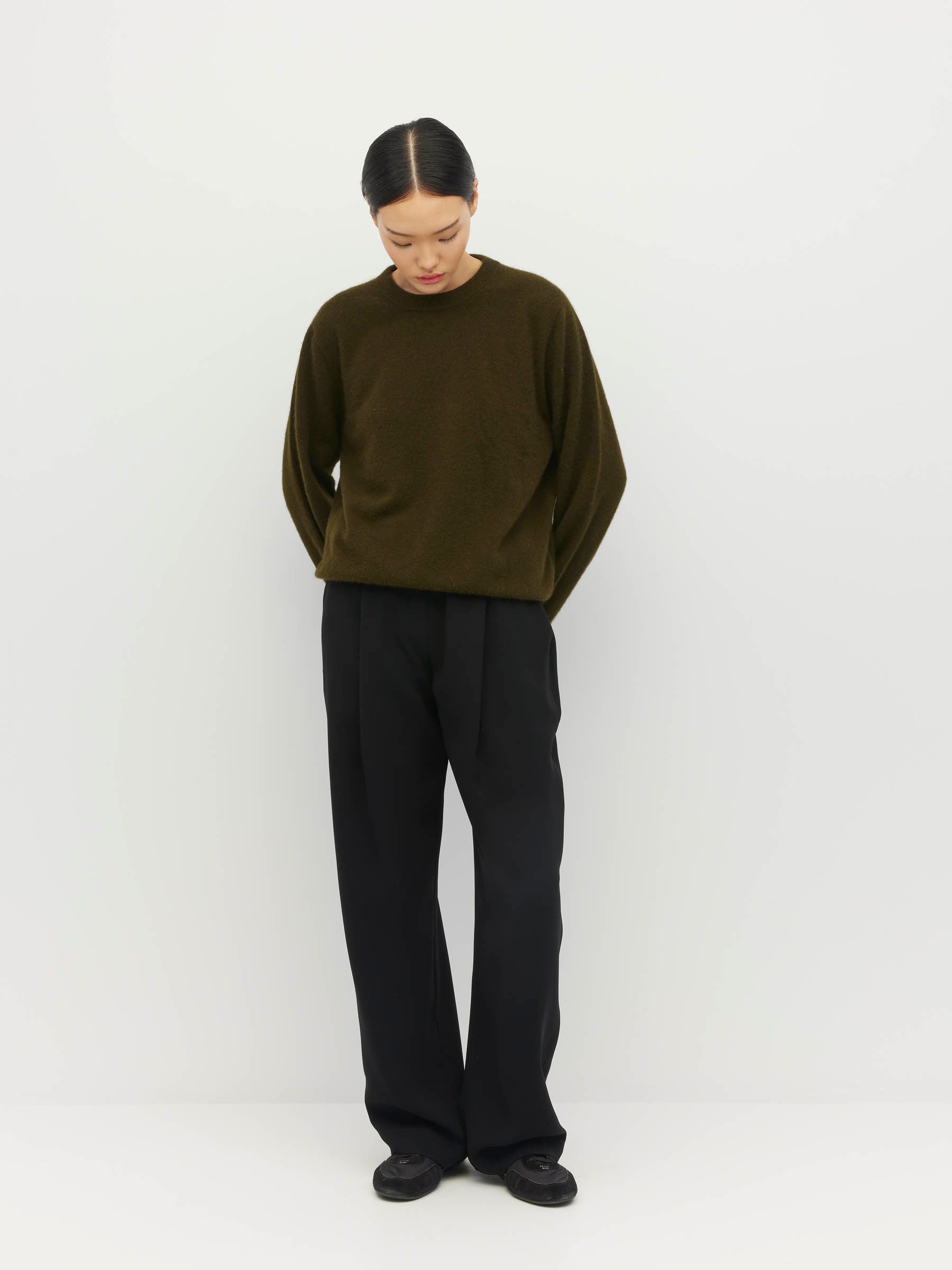 Dion Crew (Perino Knit) Forest