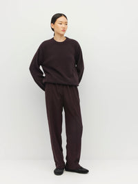 Dion Crew (Perino Knit) Plum
