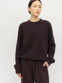 Dion Crew (Perino Knit) Plum