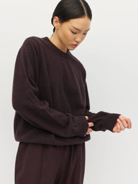 Dion Crew (Perino Knit) Plum