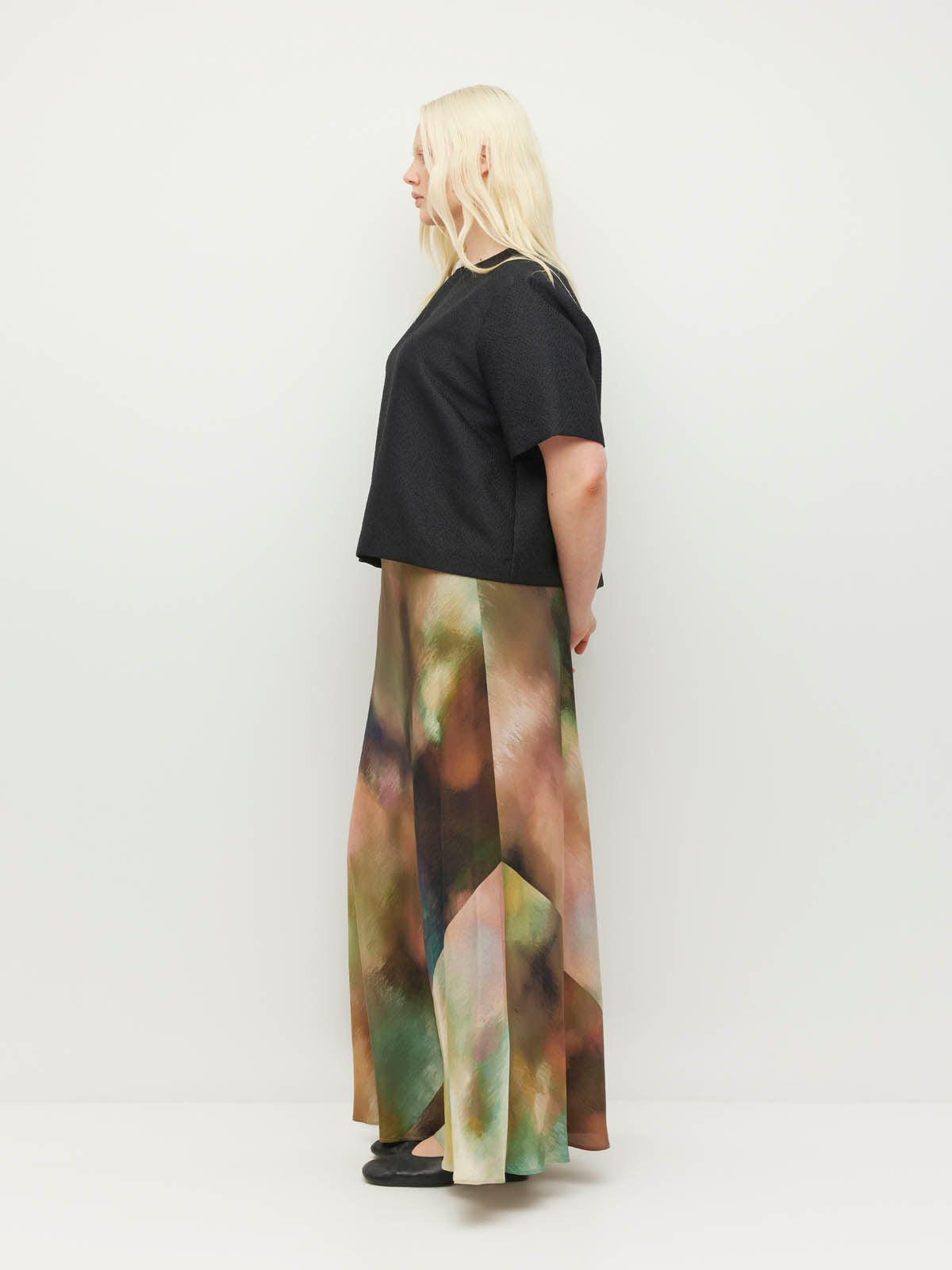 Arielle Skirt (Solara Grand Silk CDC) Golden Hour