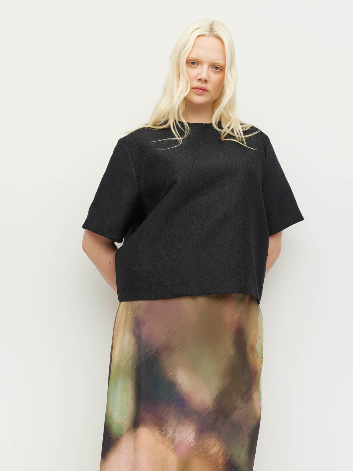 Arielle Skirt (Solara Grand Silk CDC) Golden Hour