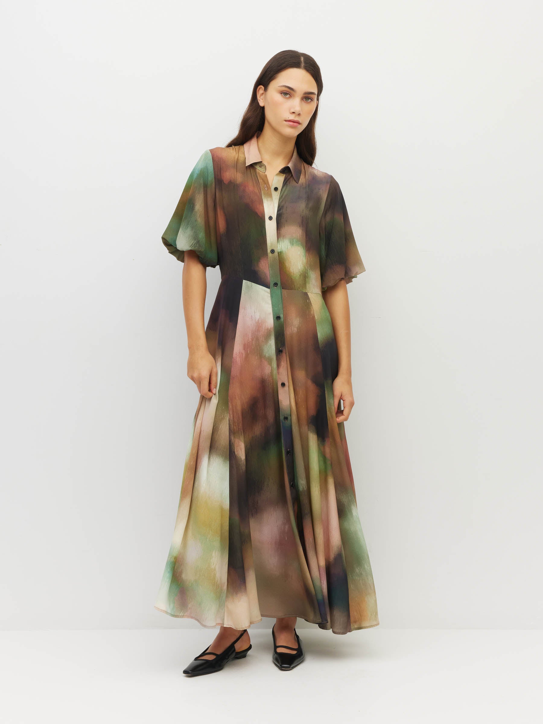 Corfu Dress (Solara Grand Silk CDC) Golden Hour