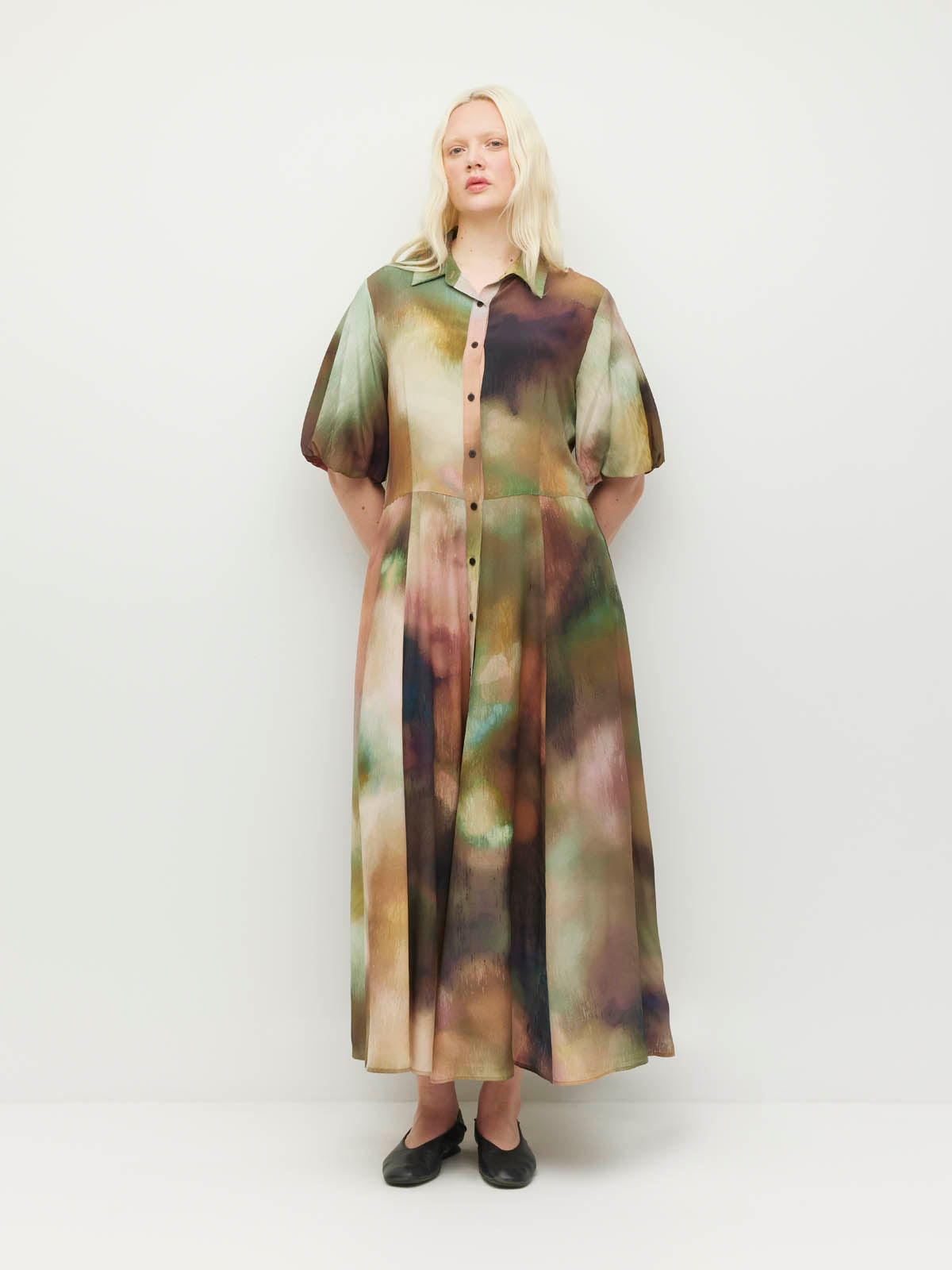 Corfu Dress (Solara Grand Silk CDC) Golden Hour