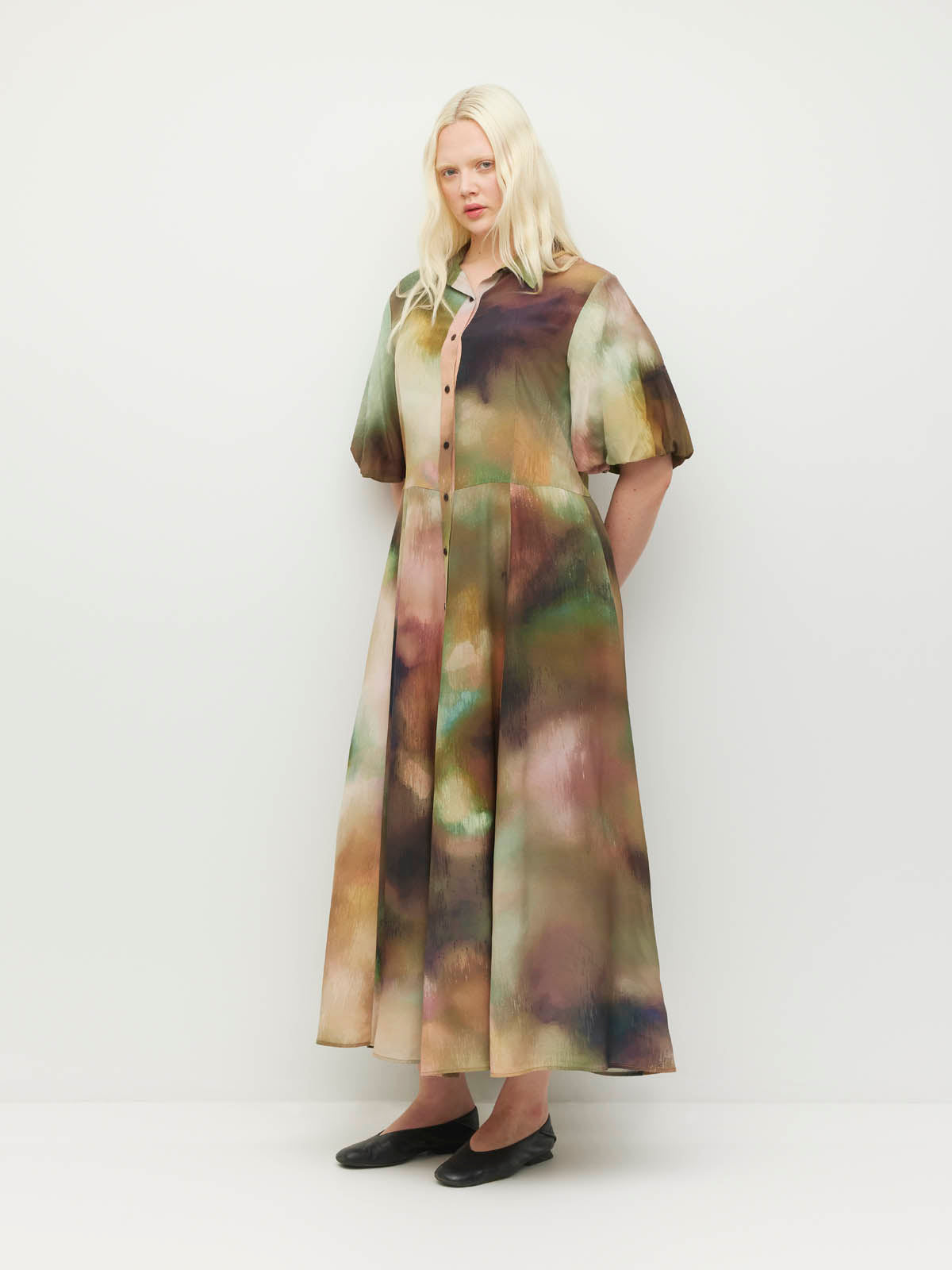 Corfu Dress (Solara Grand Silk CDC) Golden Hour