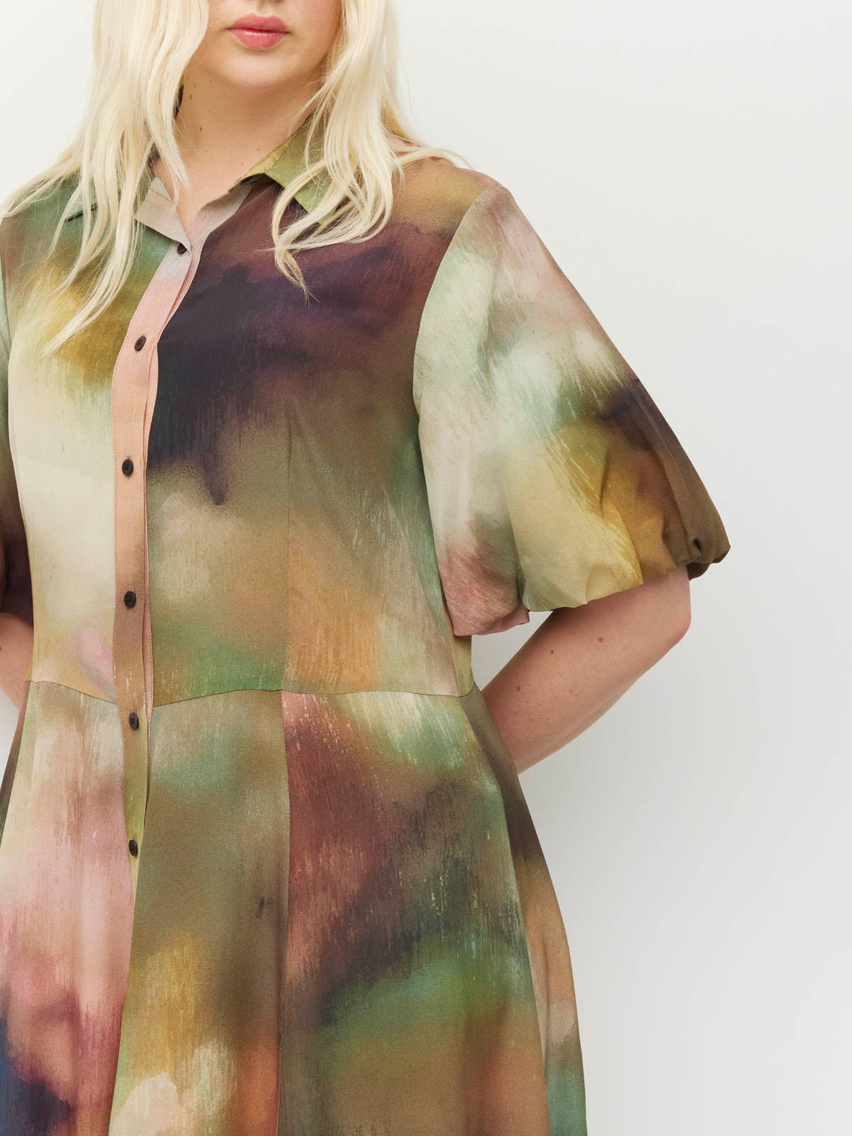 Corfu Dress (Solara Grand Silk CDC) Golden Hour