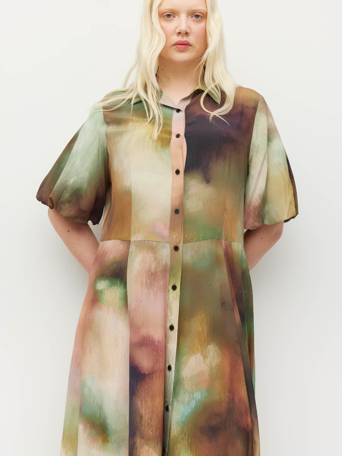 Corfu Dress (Solara Grand Silk CDC) Golden Hour