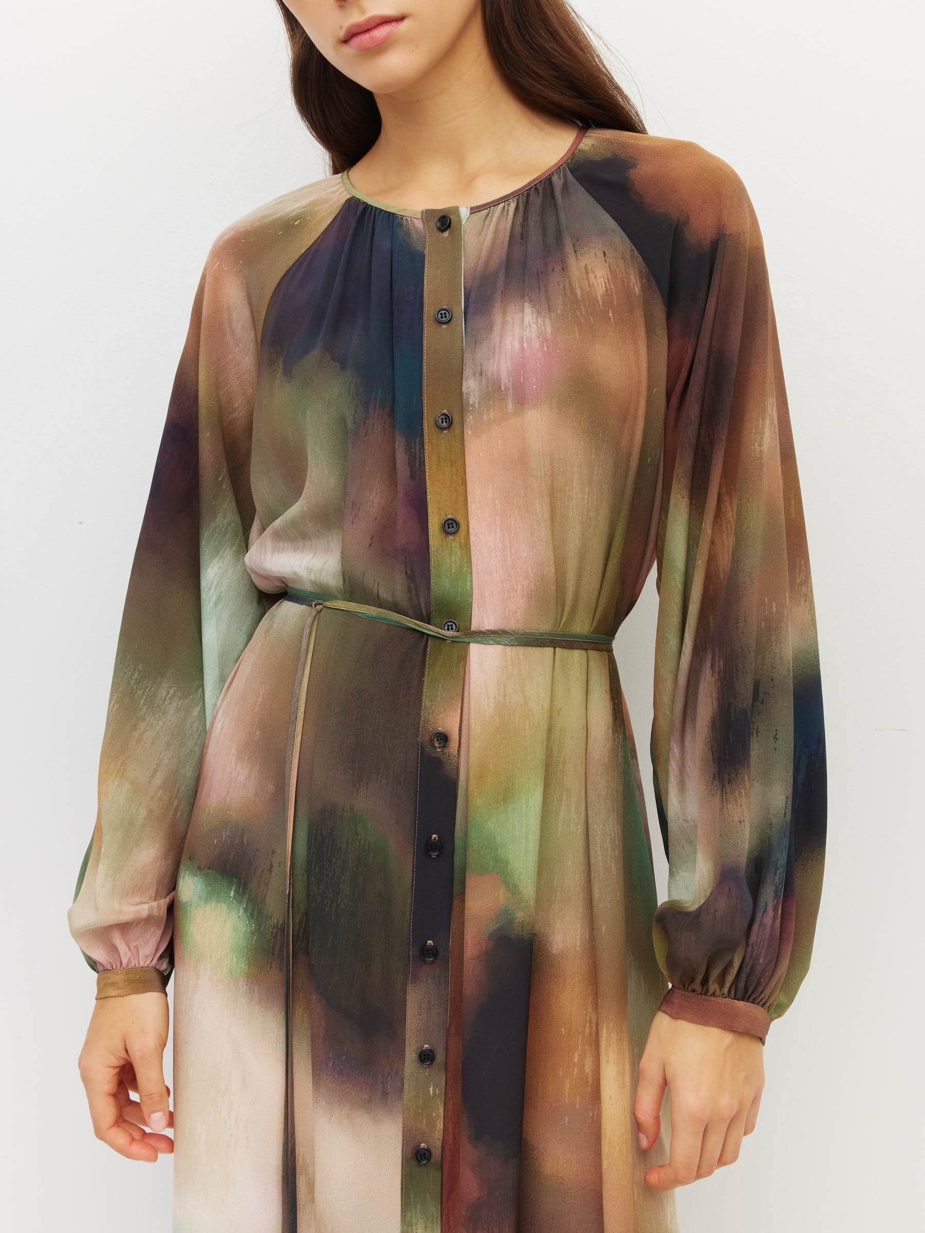 Tuscany Dress (Solara Grand Silk CDC) Golden Hour