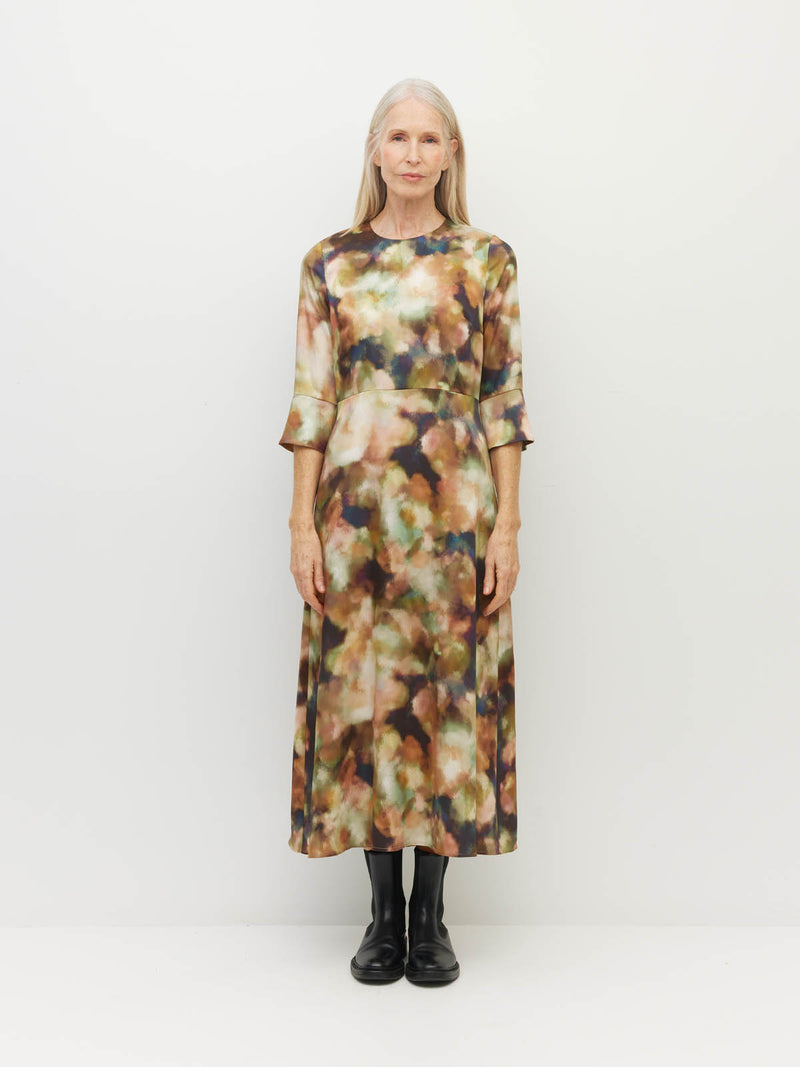 soleil gold fleck dress NAVY Lurex Clip Dot Long Sleeve Tunic Flare Dress NAVY / XL / H24303N