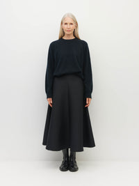 Jazz Skirt (Textured Brocade) Black