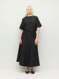 Jazz Skirt (Textured Brocade) Black