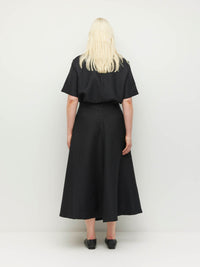 Jazz Skirt (Textured Brocade) Black