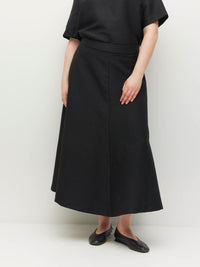 Jazz Skirt (Textured Brocade) Black