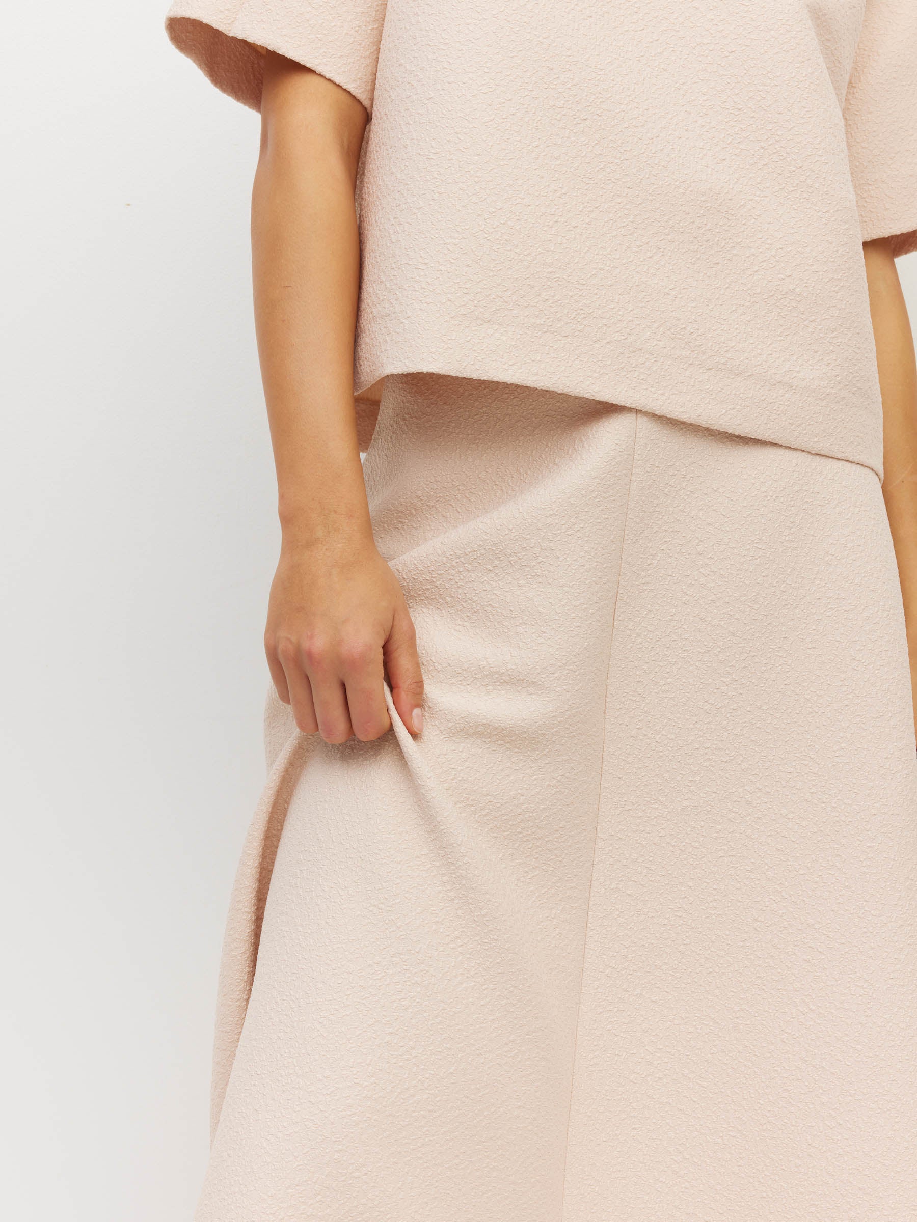 Jazz Skirt (Textured Brocade) Blush