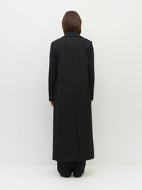 Mantelina Coat (Tech Twill Suiting) Black