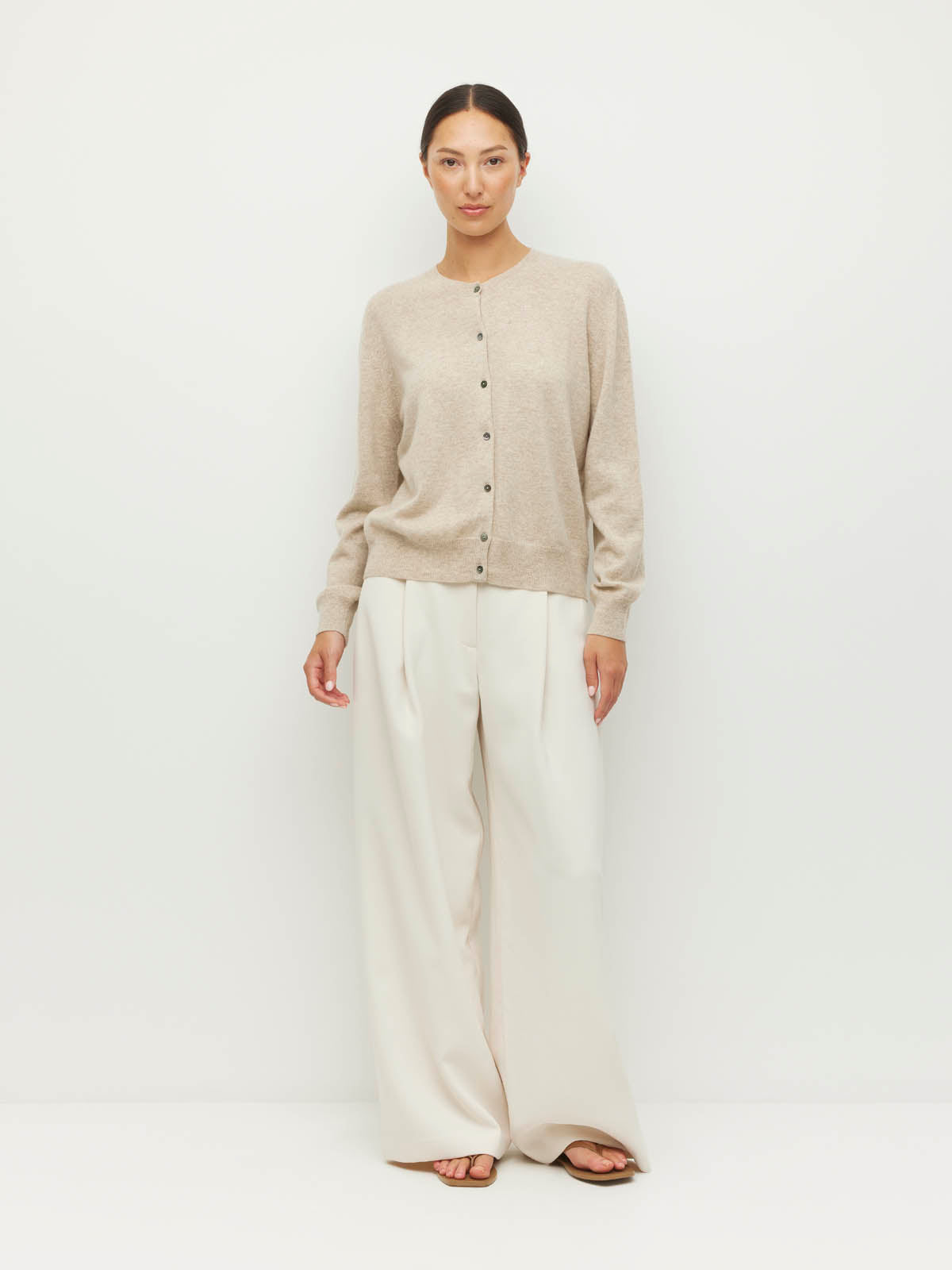 Twin Cardi (Cashmere) Seashell