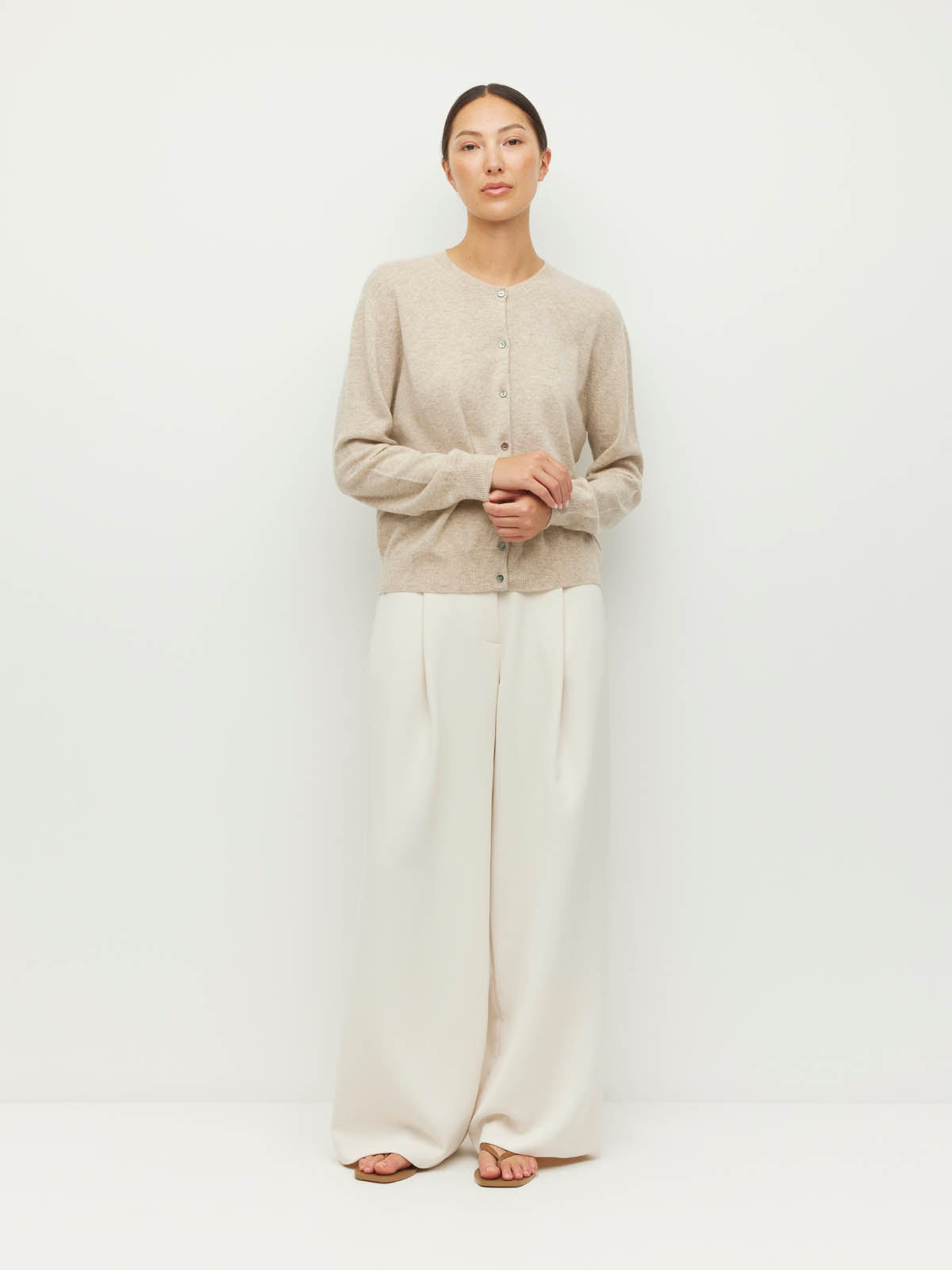 Twin Cardi (Cashmere) Seashell