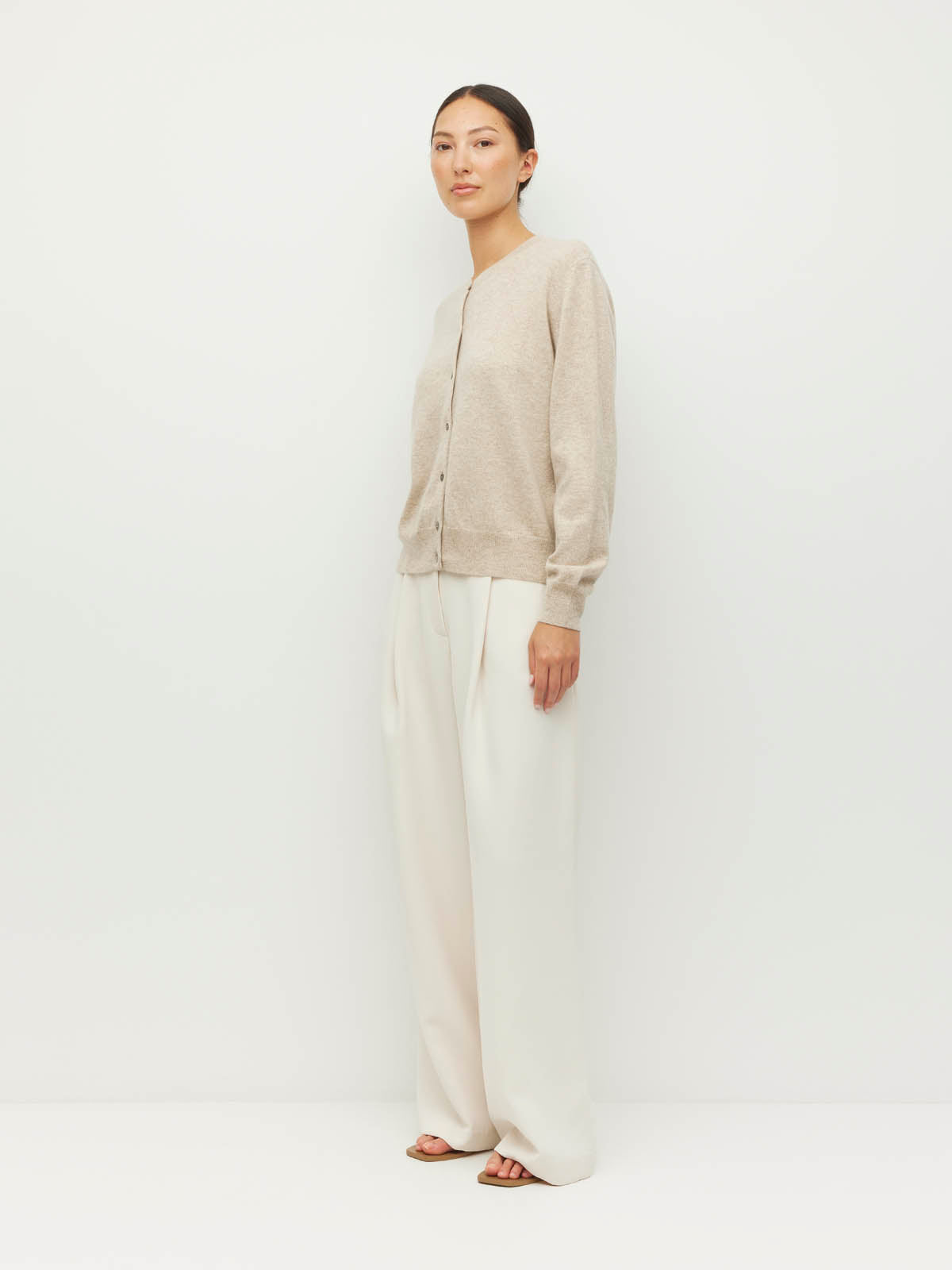 Twin Cardi (Cashmere) Seashell
