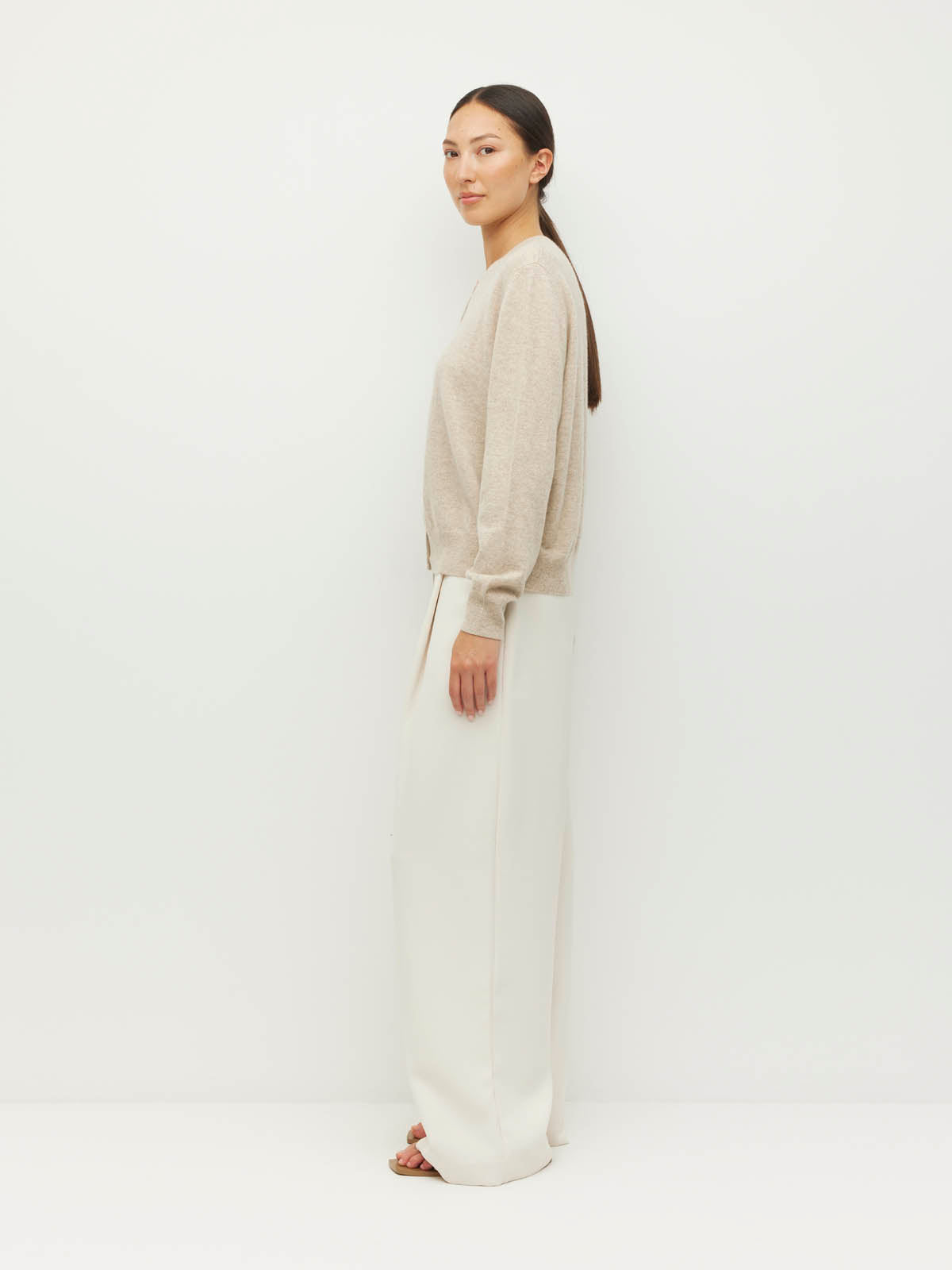 Twin Cardi (Cashmere) Seashell