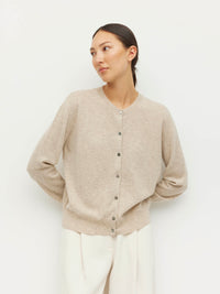 Twin Cardi (Cashmere) Seashell
