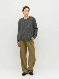 Twin Cardi (Cashmere) Thunder