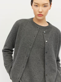 Twin Cardi (Cashmere) Thunder