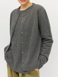 Twin Cardi (Cashmere) Thunder