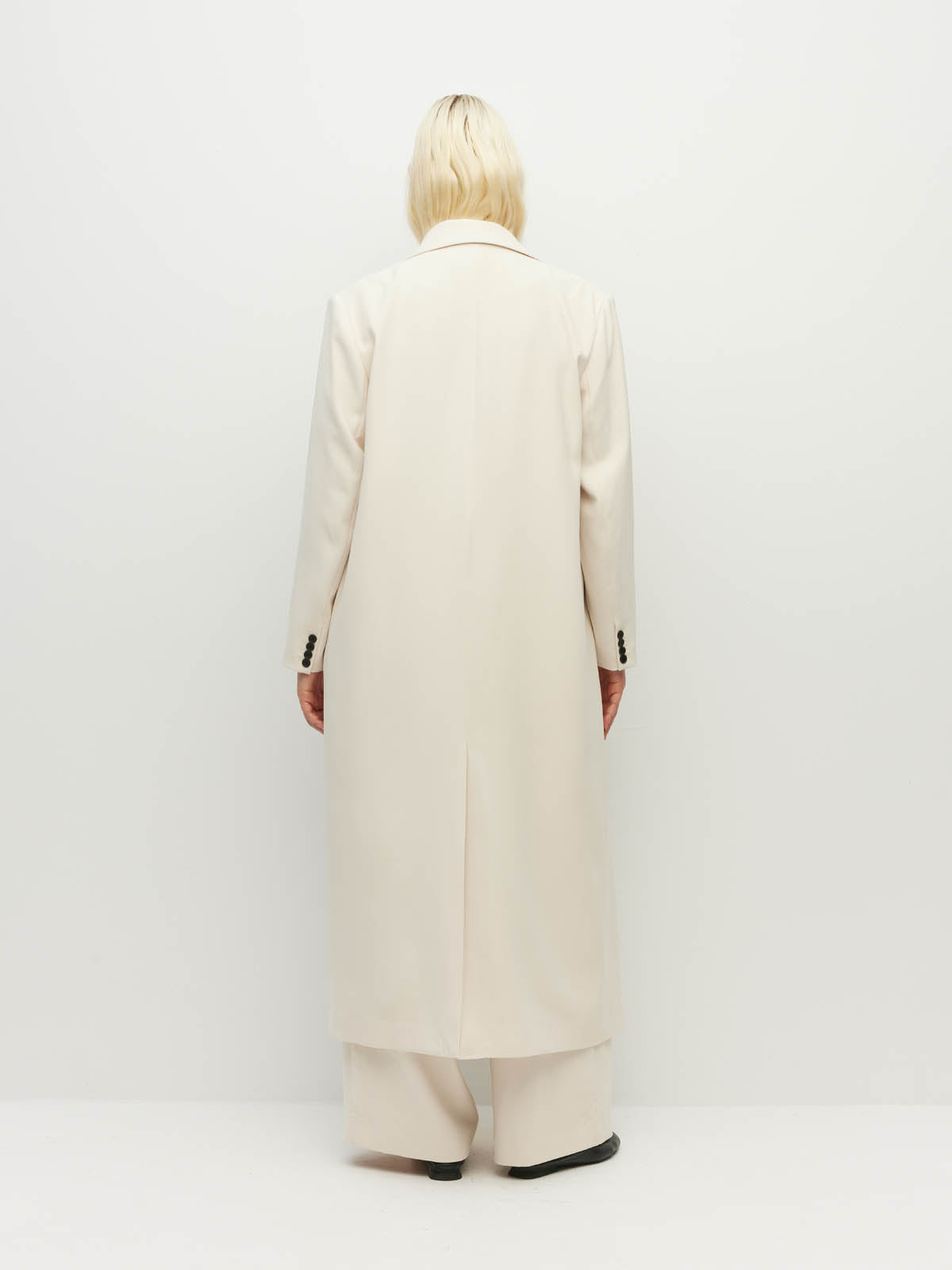 Mantelina Coat (Foundation Suiting 2.0) Milk