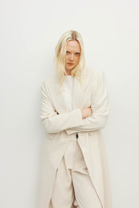 Mantelina Coat (Foundation Suiting 2.0) Milk