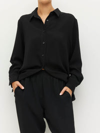 Leonard Pant (Luxe Suiting) Black