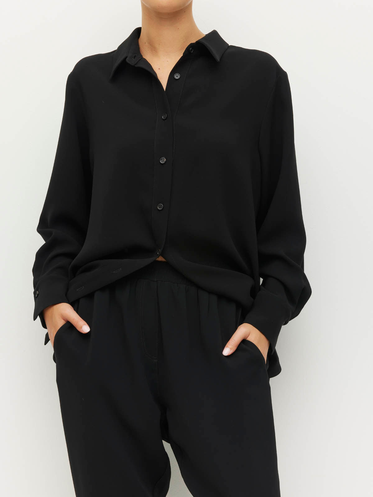 Leonard Pant (Luxe Suiting) Black