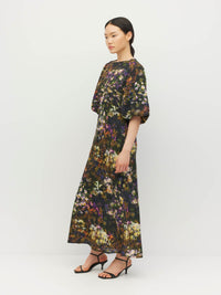 Arabella Dress (Midnight Meadow) Firefly Floral