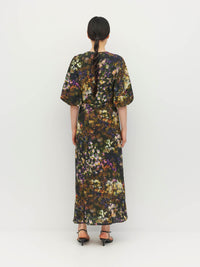 Arabella Dress (Midnight Meadow) Firefly Floral
