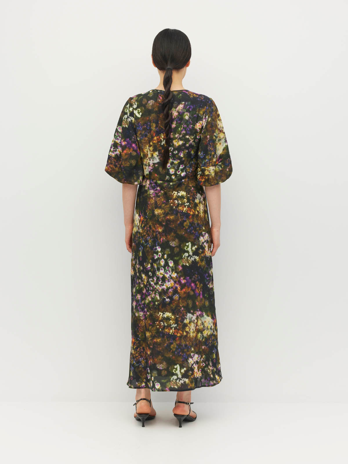 Arabella Dress (Midnight Meadow) Firefly Floral