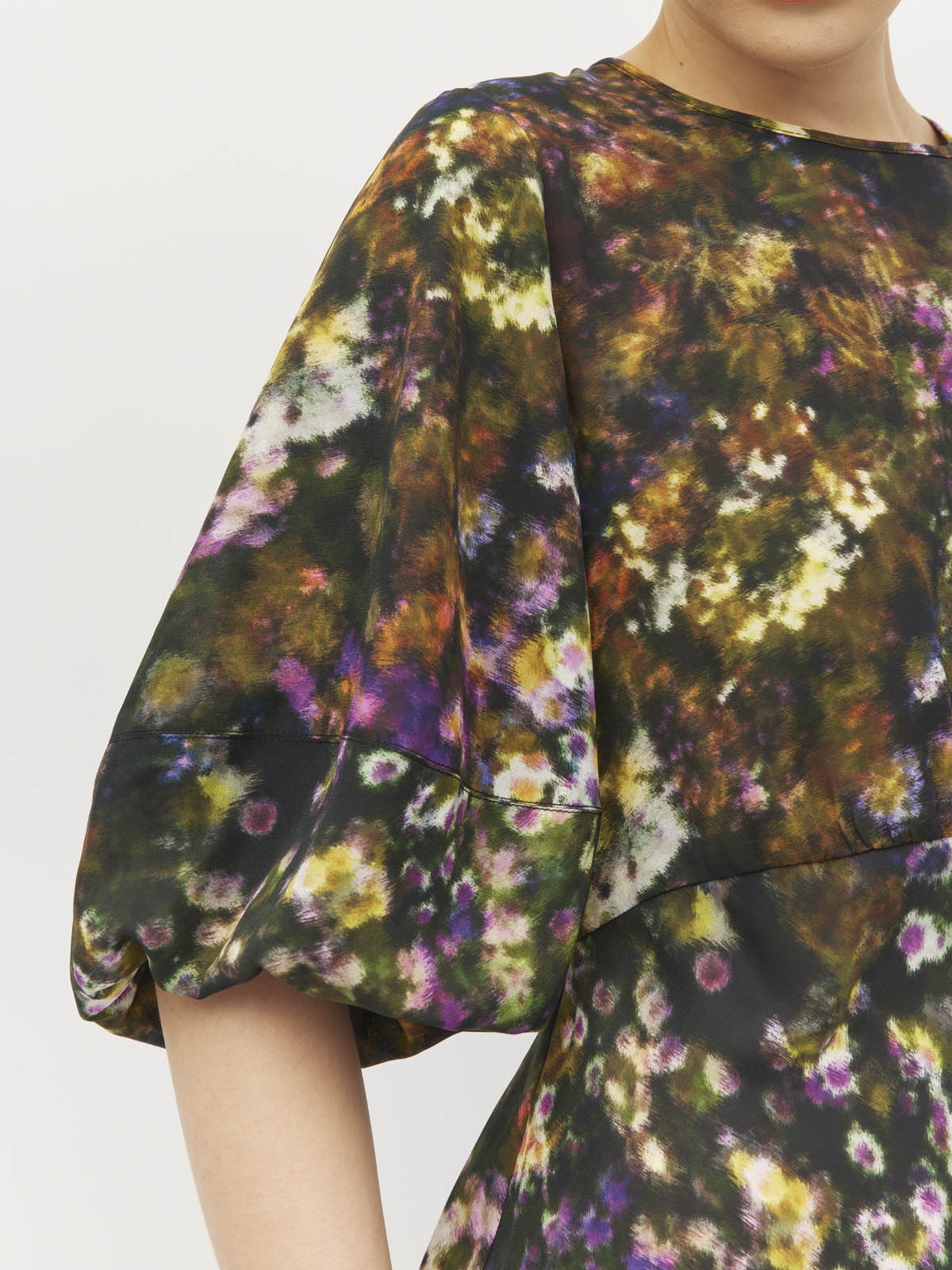Arabella Dress (Midnight Meadow) Firefly Floral