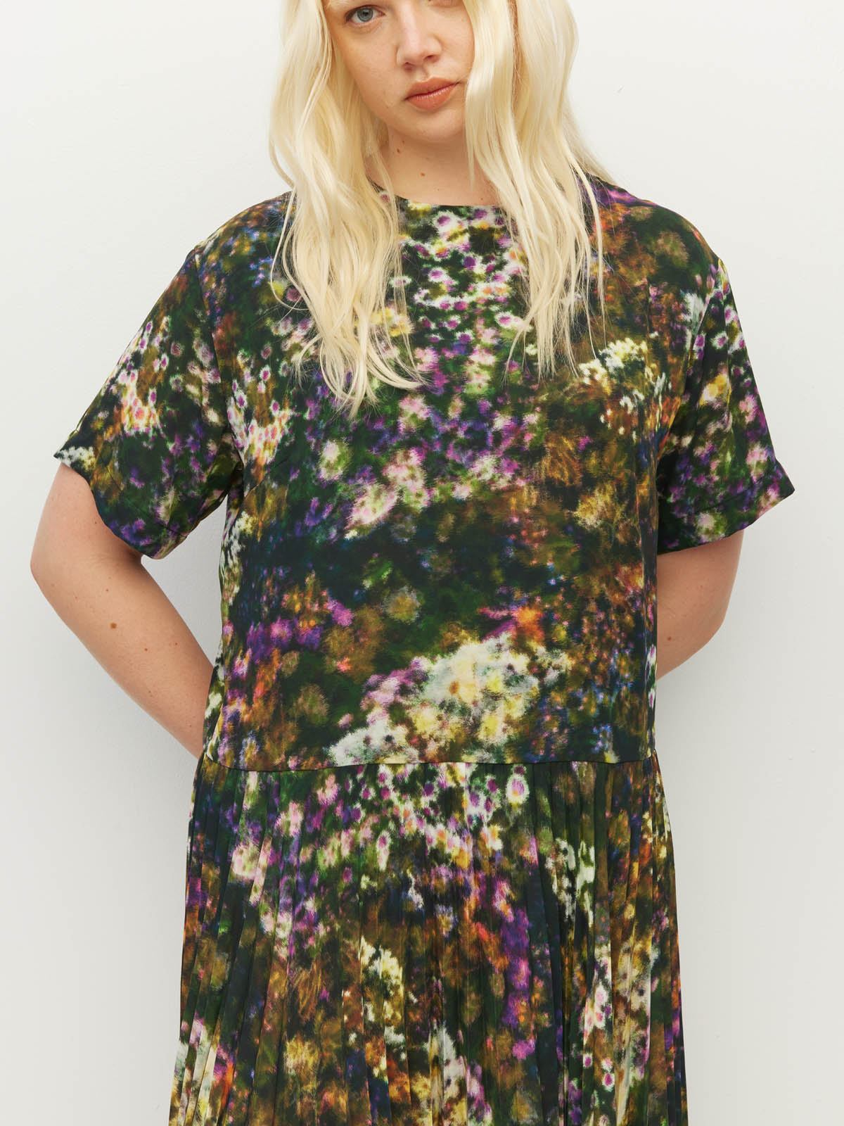 Bettina Dress (Midnight Meadow) Firefly Floral
