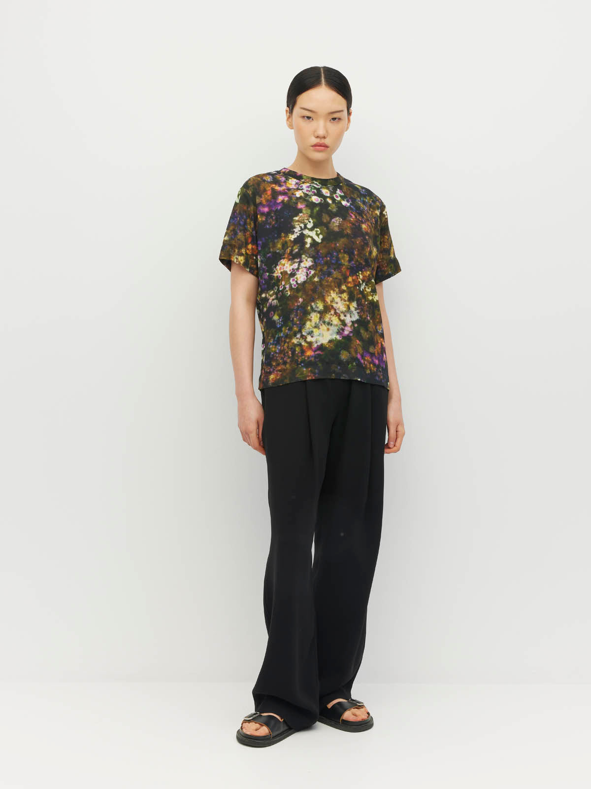 Fancy T (Midnight Meadow) Firefly Floral