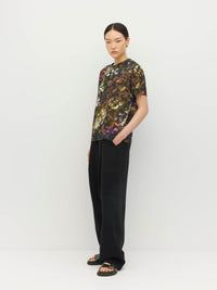 Fancy T (Midnight Meadow) Firefly Floral