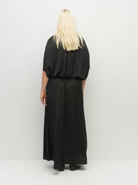 Una Dress (Poly De Chine) Black