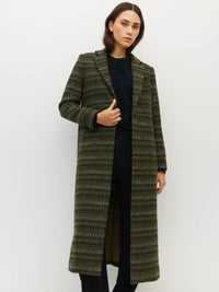 Watson Coat (Sparkle Coating) Forest Tweed