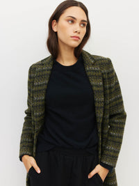 Watson Coat (Sparkle Coating) Forest Tweed