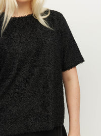 Wolfe T (Textured Tinsel) Onyx