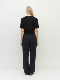Boyfriend Pant (Wool Twill) Navy Twill