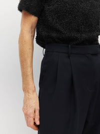 Boyfriend Pant (Wool Twill) Navy Twill